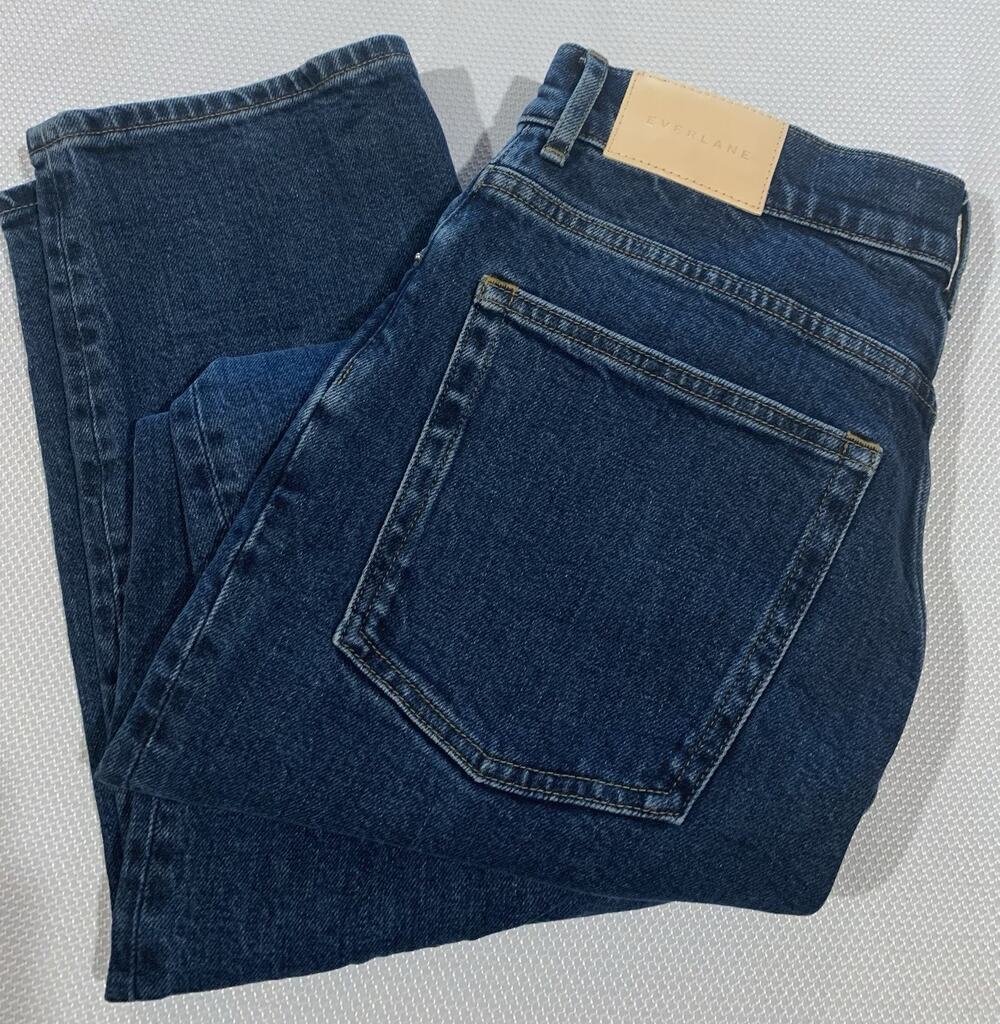 Everlane The Way-High Slim Jeans 29S Blue High Rise Straight Denim Size 29 Short